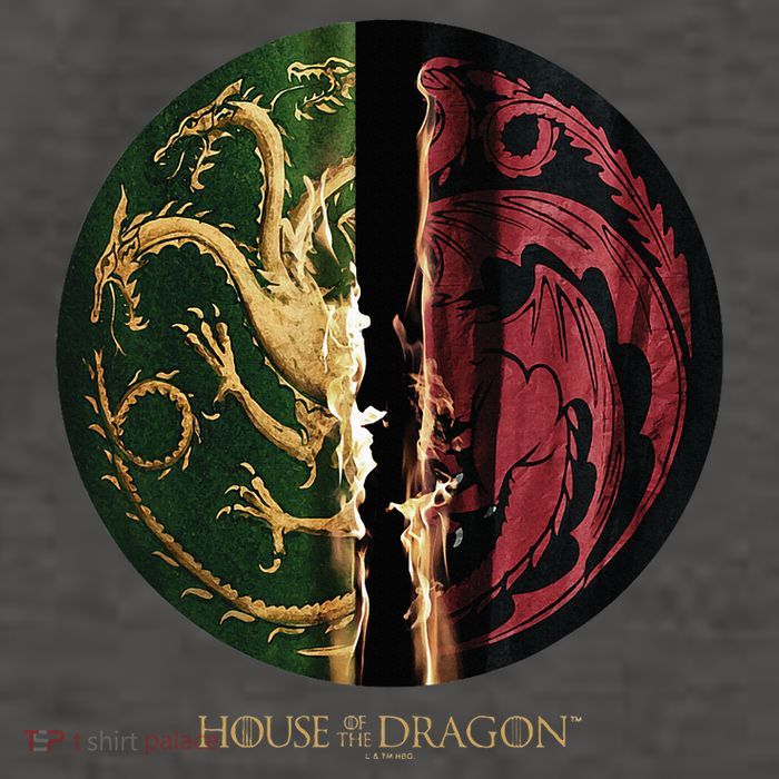 H.O.U.S.E Of The Dragon Green Vs Black H.O.U.S.E Targaryen Emblem Vector Backpack