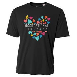 Heart Occupational Therapist Occupational Therapy Cooling Performance Crew T-Shirt