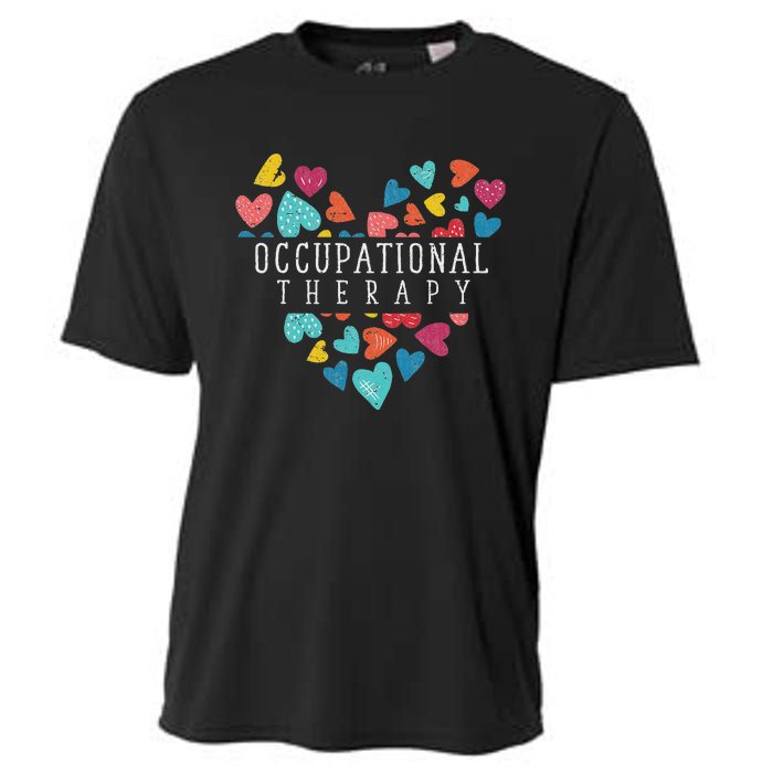 Heart Occupational Therapist Occupational Therapy Cooling Performance Crew T-Shirt