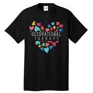 Heart Occupational Therapist Occupational Therapy Tall T-Shirt