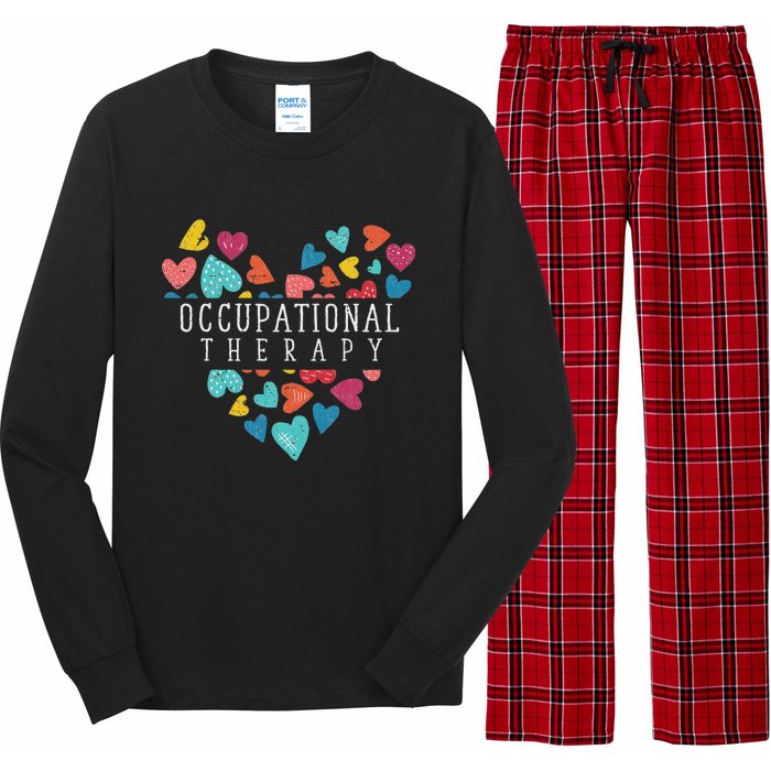 Heart Occupational Therapist Occupational Therapy Long Sleeve Pajama Set