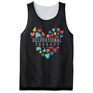 Heart Occupational Therapist Occupational Therapy Mesh Reversible Basketball Jersey Tank