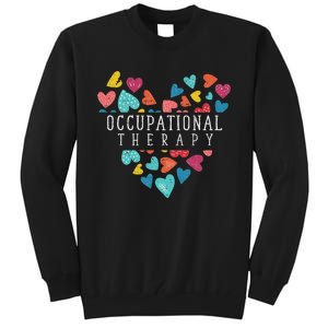 Heart Occupational Therapist Occupational Therapy Tall Sweatshirt