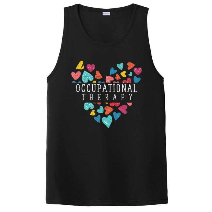 Heart Occupational Therapist Occupational Therapy PosiCharge Competitor Tank