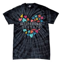 Heart Occupational Therapist Occupational Therapy Tie-Dye T-Shirt