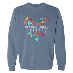 Heart Occupational Therapist Occupational Therapy Garment-Dyed Sweatshirt