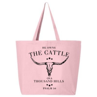 He Owns The Cattle On A Thousand Hills 25L Jumbo Tote