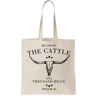 He Owns The Cattle On A Thousand Hills Bag