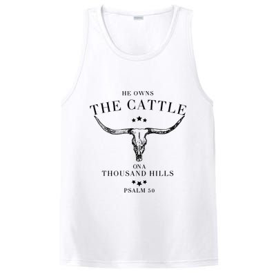 He Owns The Cattle On A Thousand Hills PosiCharge Competitor Tank