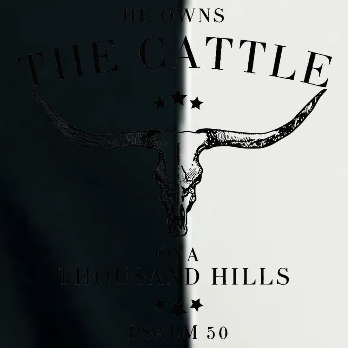 He Owns The Cattle On A Thousand Hills Infant Baby Jersey Bodysuit