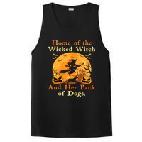 Home Of The Wicked Witch And Her Pack Of Dog Funny Halloween PosiCharge Competitor Tank