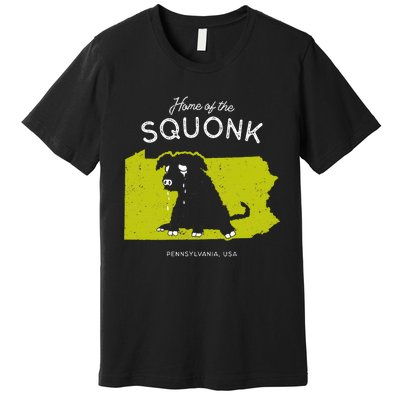 Home Of The Squonk Pennsylvania Usa Sad Emo Cryptid Premium T-Shirt