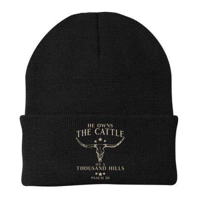 He Owns The Cattle On A Thousand Hills Psalm 50 Beanie