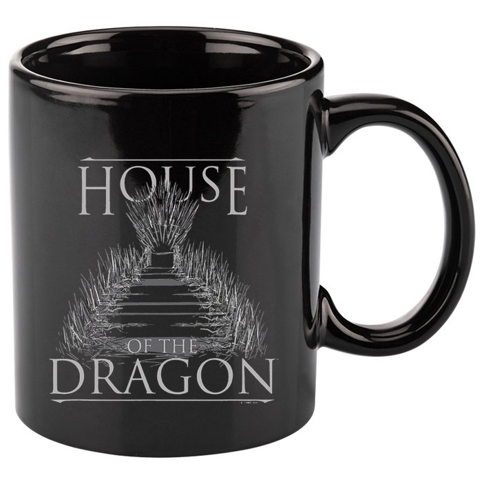 House of the Dragon Iron Thone 11oz C Handle Ceramic Mug