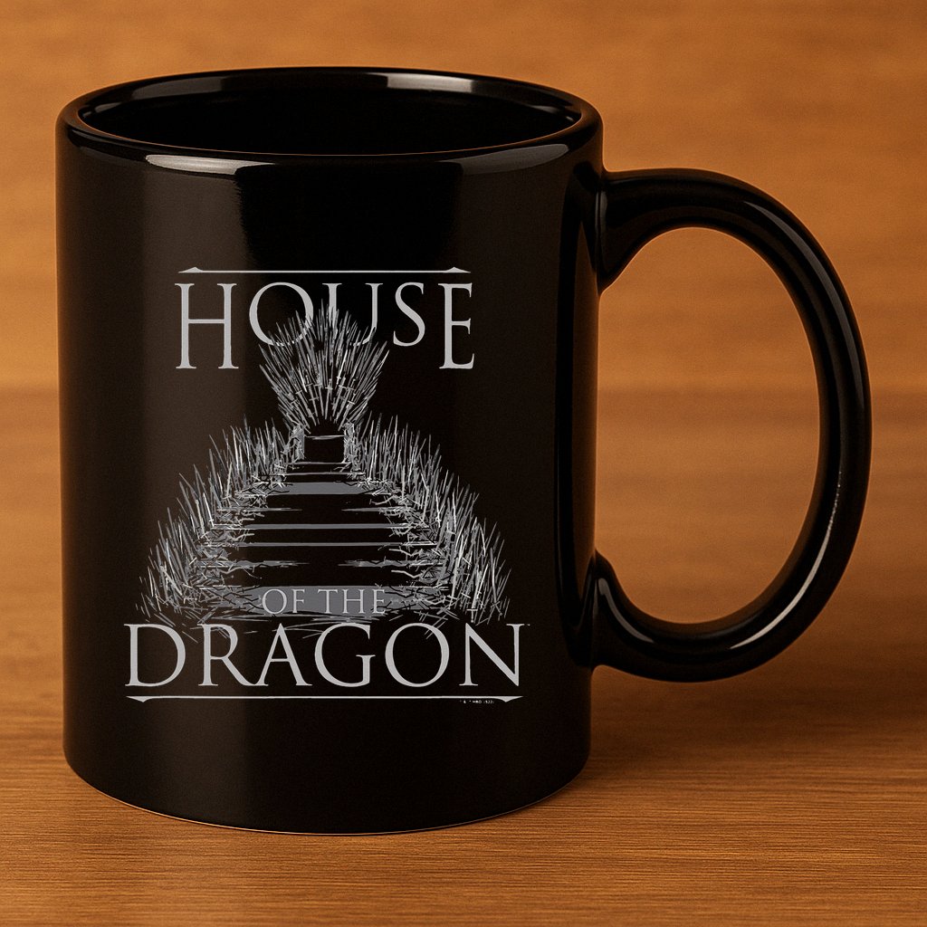 House of the Dragon Iron Thone 11oz C Handle Ceramic Mug
