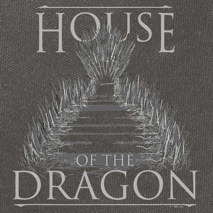 House of the Dragon Iron Thone Cotton Canvas Backpack