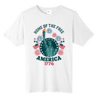 Home Of The Free The Statue Of Liberty 4th Of July Tall Fusion ChromaSoft Performance T-Shirt