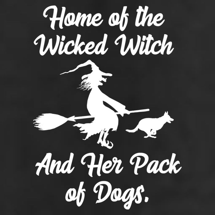Home Of The Wicked Witch And Her Pack Of Dogs Funny Adult Drive Performance Visor
