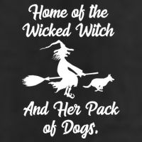 Home Of The Wicked Witch And Her Pack Of Dogs Funny 11oz C Handle Ceramic Mug