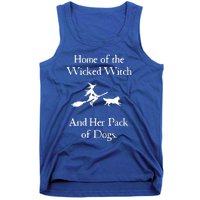 Home Of The Wicked Witch And Her Pack Of Dog Funny Halloween Tank Top