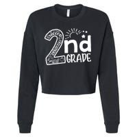 Hello On To 2nd Grade Teachers Boy and Team Secound Grade Cropped Pullover Crew