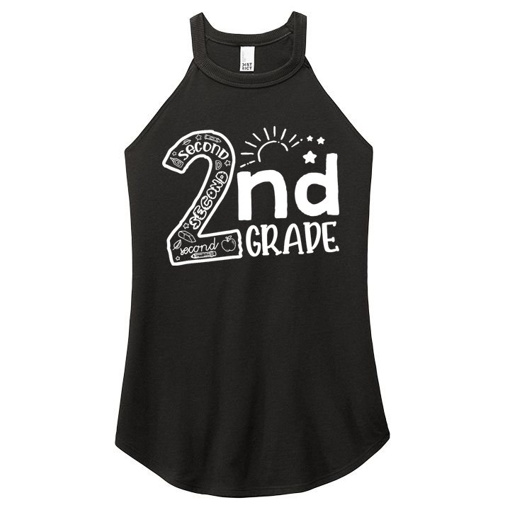 Hello On To 2nd Grade Teachers Boy and Team Secound Grade Women's Perfect Tri Rocker Tank
