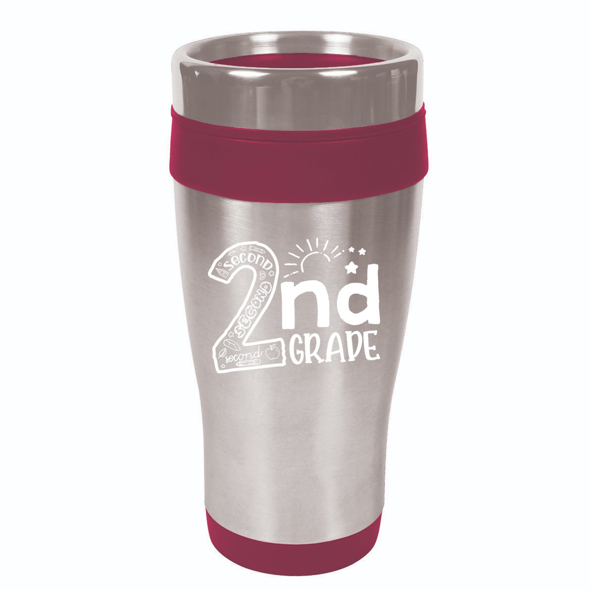 Hello On To 2nd Grade Teachers Boy and Team Secound Grade 16oz Travel Tumbler