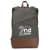 Hello On To 2nd Grade Teachers Boy and Team Secound Grade Cotton Canvas Backpack