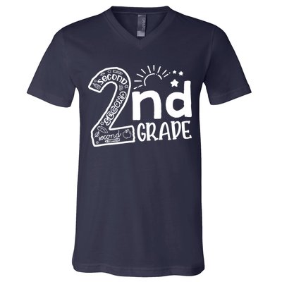 Hello On To 2nd Grade Teachers Boy and Team Secound Grade V-Neck T-Shirt