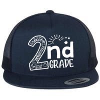 Hello On To 2nd Grade Teachers Boy and Team Secound Grade Flat Bill Trucker Hat