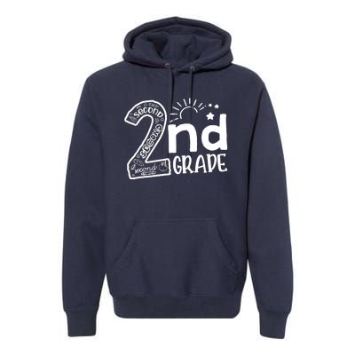 Hello On To 2nd Grade Teachers Boy and Team Secound Grade Premium Hoodie