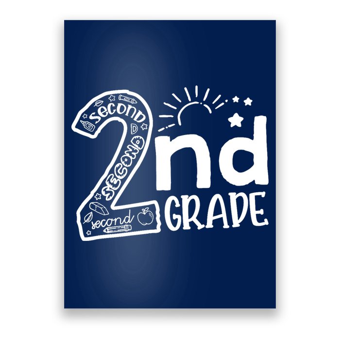 Hello On To 2nd Grade Teachers Boy and Team Secound Grade Poster