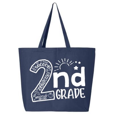 Hello On To 2nd Grade Teachers Boy and Team Secound Grade 25L Jumbo Tote
