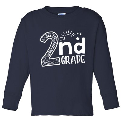 Hello On To 2nd Grade Teachers Boy and Team Secound Grade Toddler Long Sleeve Shirt