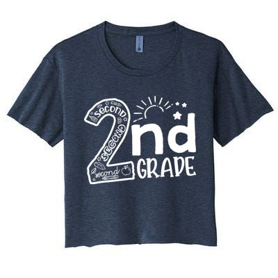 Hello On To 2nd Grade Teachers Boy and Team Secound Grade Crop Top