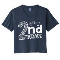 Hello On To 2nd Grade Teachers Boy and Team Secound Grade Crop Top