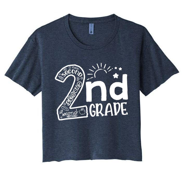 Hello On To 2nd Grade Teachers Boy and Team Secound Grade Crop Top