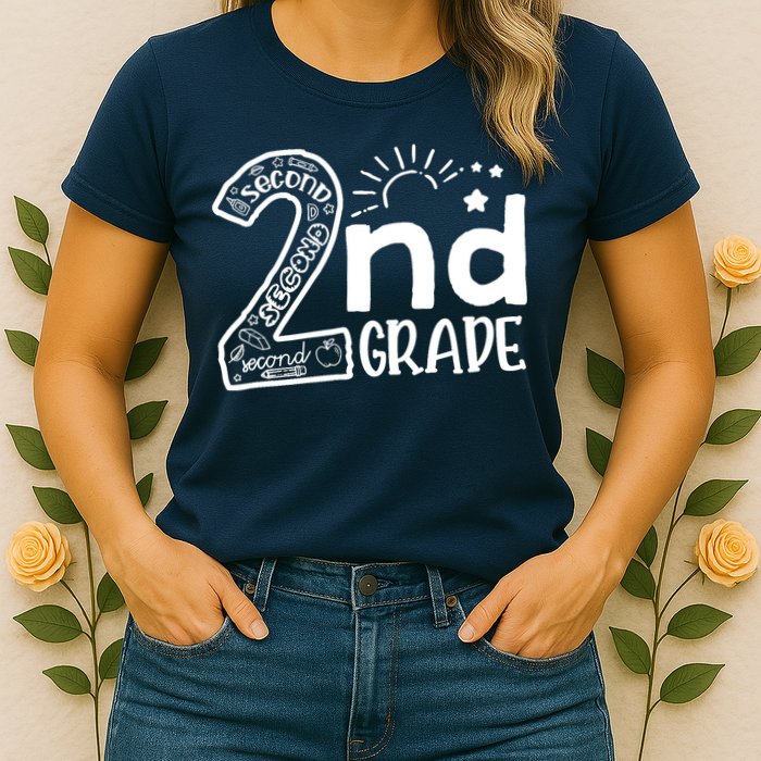 Hello On To 2nd Grade Teachers Boy and Team Secound Grade Womens T-Shirt