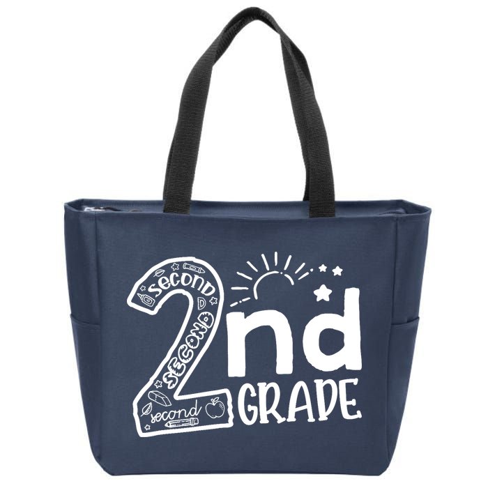 Hello On To 2nd Grade Teachers Boy and Team Secound Grade Zip Tote Bag