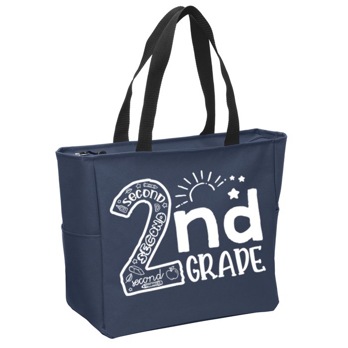 Hello On To 2nd Grade Teachers Boy and Team Secound Grade Zip Tote Bag