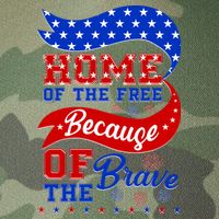 Home Of The Free Because Of The Brave 4th Of July Legacy Tie Dye Trucker Hat