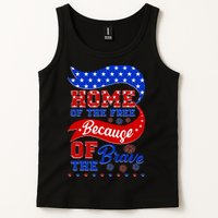 Home Of The Free Because Of The Brave 4th Of July Tank Top