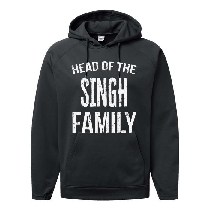 Head Of The Singh Family Reunion Performance Fleece Hoodie