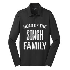 Head Of The Singh Family Reunion Silk Touch Performance Long Sleeve Polo