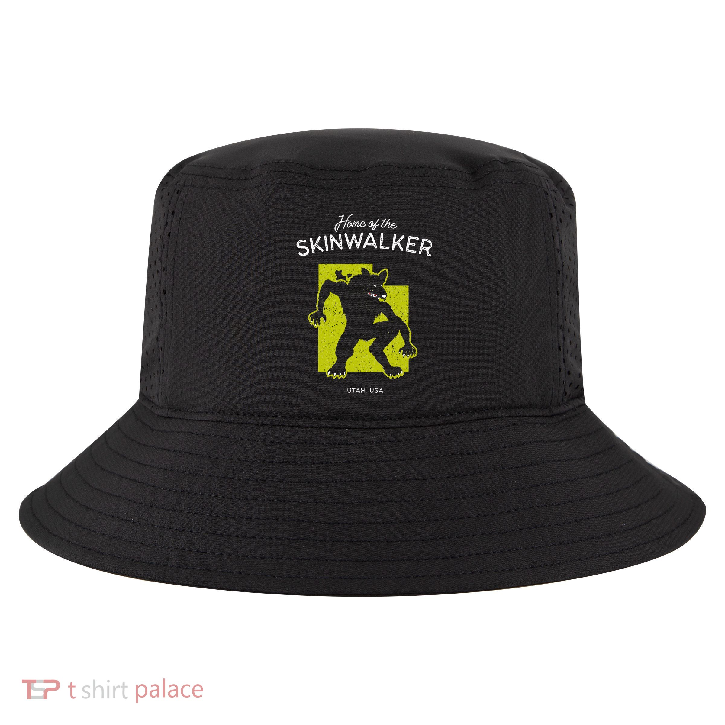 Home Of The Skinwalker Utah Usa Cryptid Cool Comfort Performance Bucket Hat