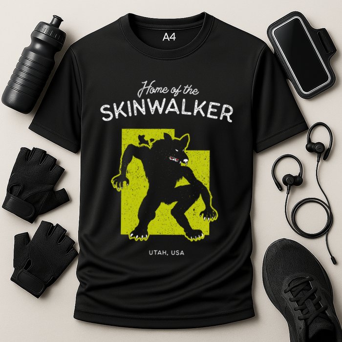 Home Of The Skinwalker Utah Usa Cryptid Cooling Performance Crew T-Shirt