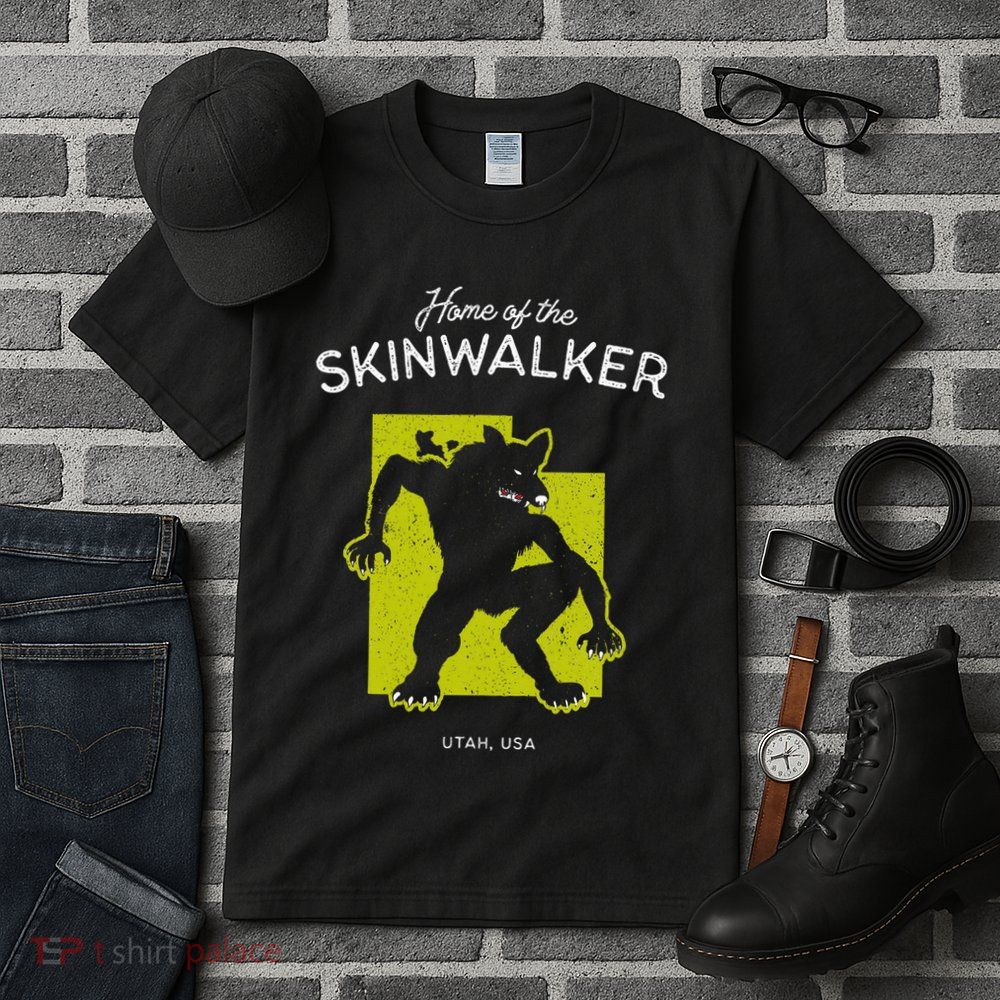 Home Of The Skinwalker Utah Usa Cryptid Tall T-Shirt