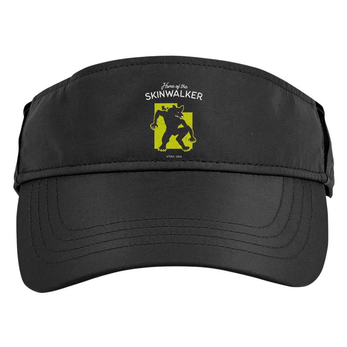 Home Of The Skinwalker Utah Usa Cryptid Adult Drive Performance Visor