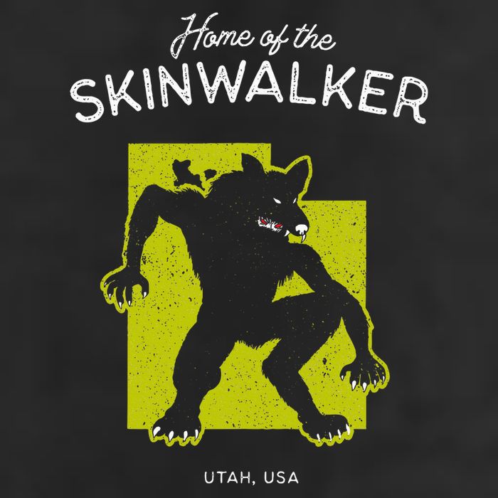Home Of The Skinwalker Utah Usa Cryptid Adult Drive Performance Visor