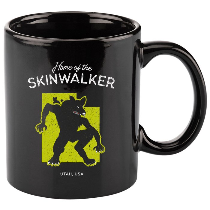 Home Of The Skinwalker Utah Usa Cryptid 11oz C Handle Ceramic Mug